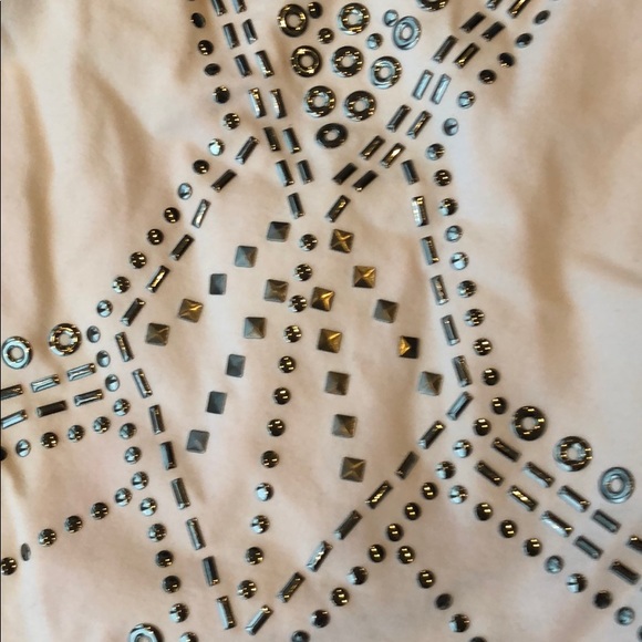 White party dress with silver embellishments - Picture 2 of 4